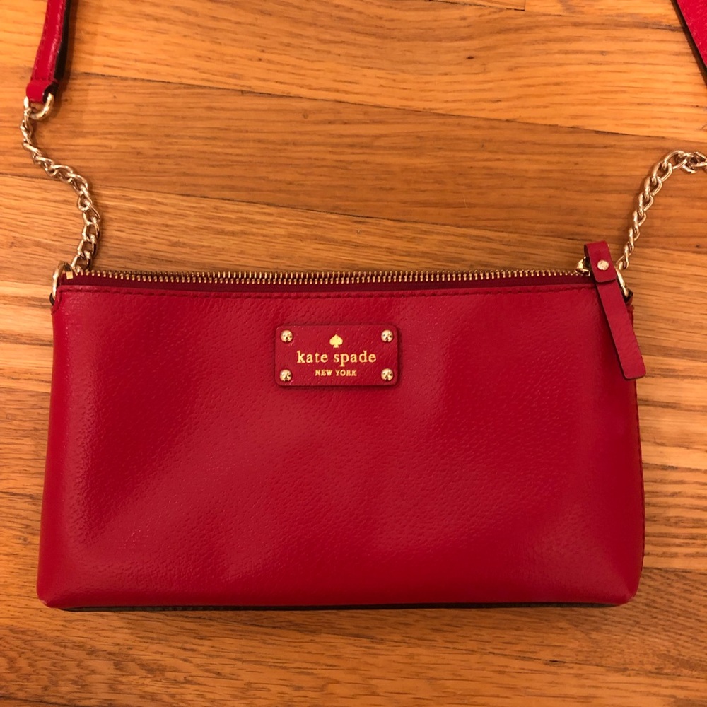 New Kate Spade red crossbody